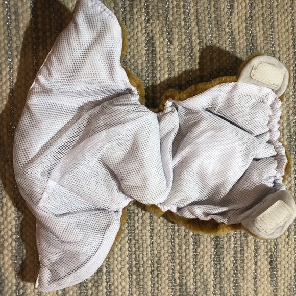 Vintage Plush Brown Bear Baby Diaper Cover - Picture 4 of 5
